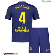 Otroške Nogometnih dresov Atletico Madrid Conor Gallagher #4 Gostujoči 2025-26 Kratki rokavi (+ hlače)